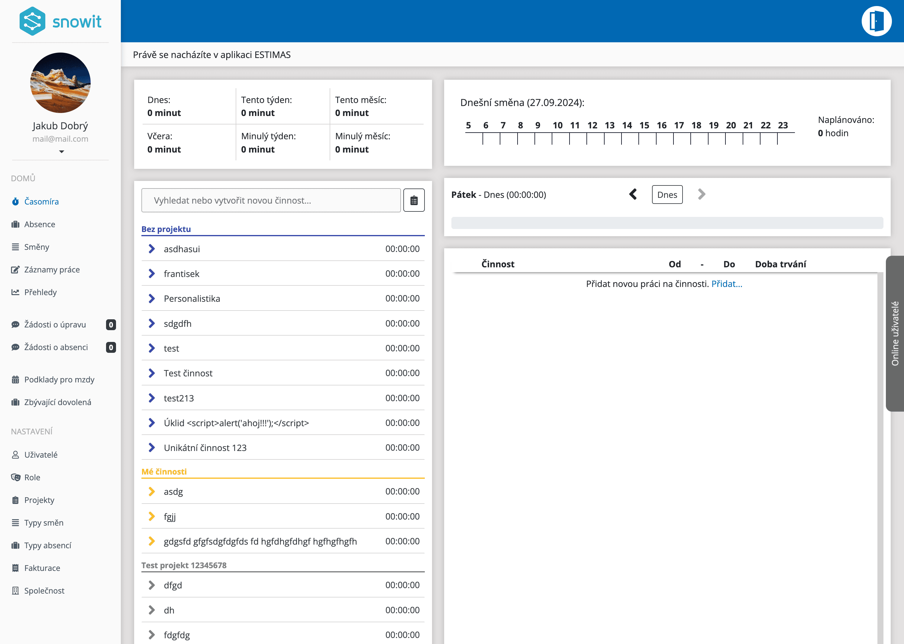 ESTIMAS Software preview